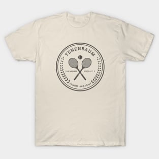 Tenebaum Tennis Academy - modern vintage logo T-Shirt
